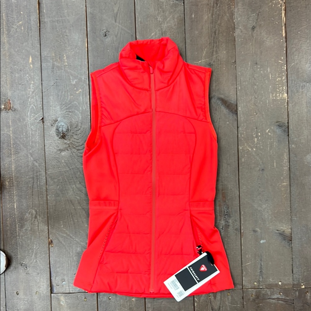 Lululemon Athletica Red Down For It All Vest